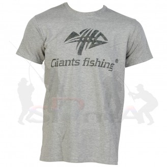 Giants fishing Tričko pánské šedé Camo Logo |vel. L