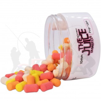 Bait-Tech plovoucí nástraha The Juice Dumbells - Pop-Ups 10 mm 100 ml